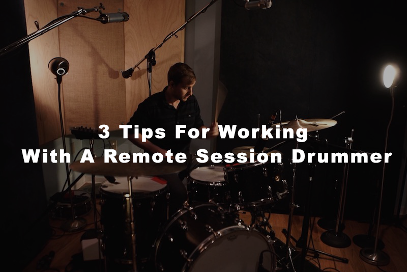 working with a session drummer